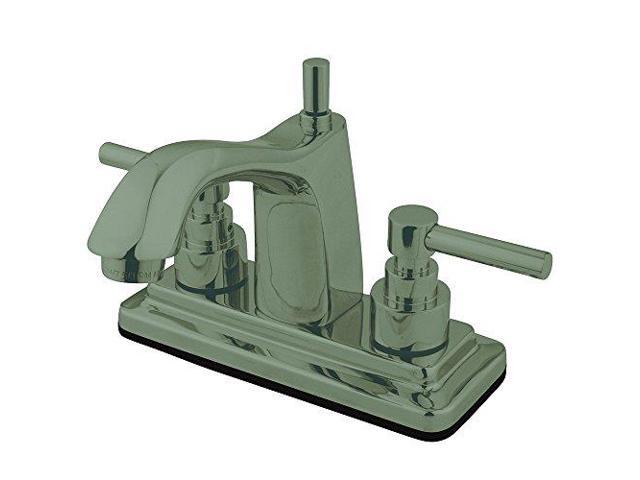 Kingston Brass KS8648EL Lavatory, Faucet, Satin Nickel