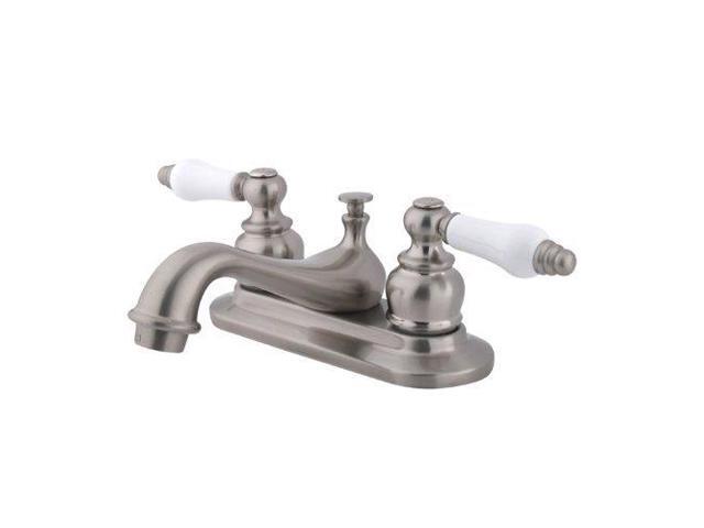 Kingston Brass GKB608PL Lavatory, Faucet, Satin Nickel