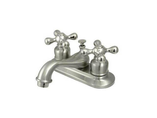 Kingston Brass GKB608AX Lavatory, Faucet, Satin Nickel