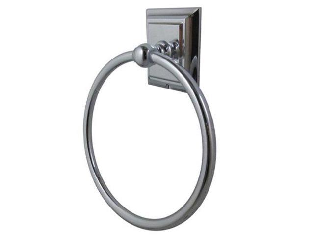Kingston Brass BA6014C Millennium Towel Ring, Polished Chrome - Polished Chrome