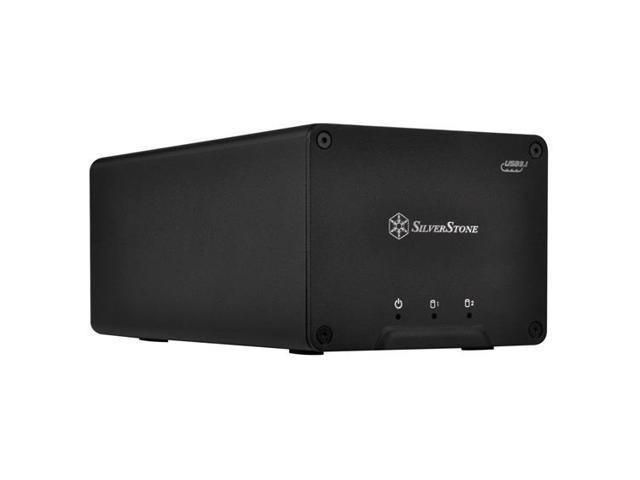 Photos - Computer Cooling SilverStone Dual-Bay 2.5' RAID enclosure with USB 3.1 Type-C gen 2 DS223 