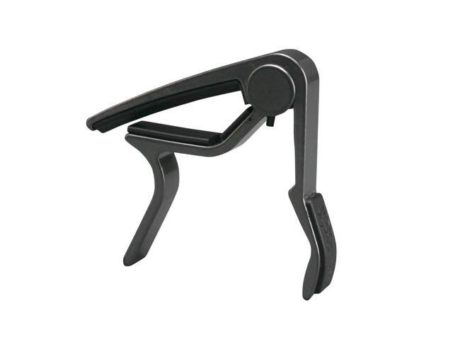Dunlop Curved Acoustic Guitar Capo - Smoked Chrome