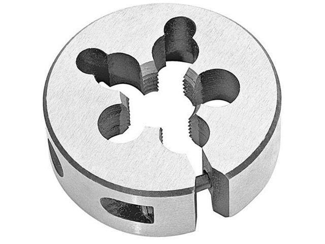 Drill America DWT Series Qualtech High-Speed Steel Round Adjustable Threading Die, 1' Diameter, 1/4'-36 Size (Pack of 1)