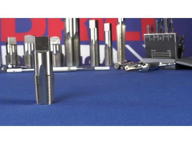 HSS 4 Flute Pipe Tap Size: 1/4'-18