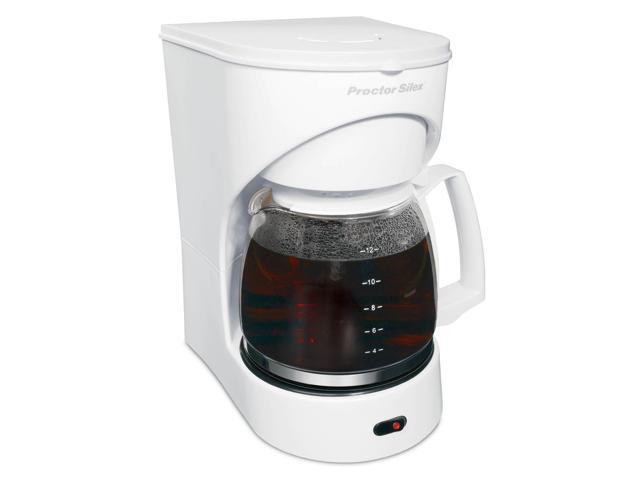 Proctor Silex 43501PS 12-Cup Coffee Maker White