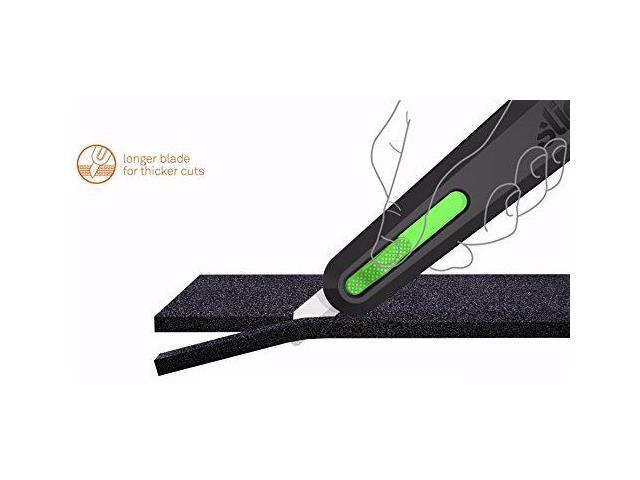 Slice Smarty Series Auto-Retract Utility Knife-Grey/Green
