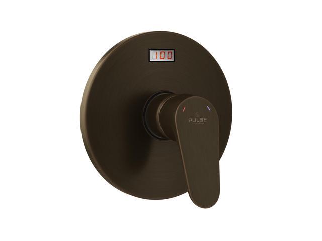 PULSE ShowerSpas LED Tru-Temp Pressure Balance 1/2' Rough-In Valve with Oil-Rubbed Bronze Trim Kit