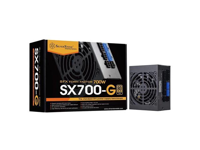 SilverStone Technology SST-SX700-G 700W SFX Fully Modular 80 Plus Gold PSU with Improved 92mm Fan and Japanese Capacitors