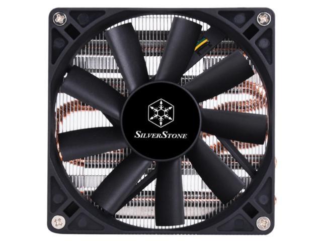 CPU Cooler 54mm high for low profile,6mm heatpipe *2 with al pin and 8015PWM fan only support AMD socket