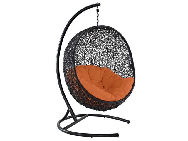 Encase Swing Outdoor Patio Lounge Chair - Orange