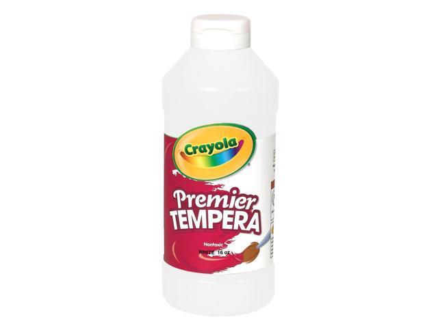 Crayola. 541216053 Premier Tempera Paint, White, 16 oz