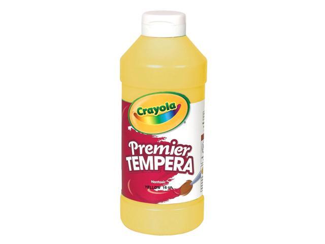 Crayola. 541232034 Premier Tempera Paint, Yellow, 32 oz