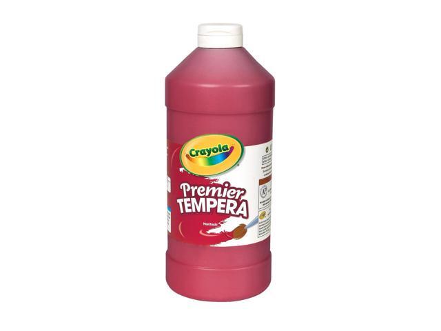 Crayola. 541216038 Premier Tempera Paint, Red, 16 oz