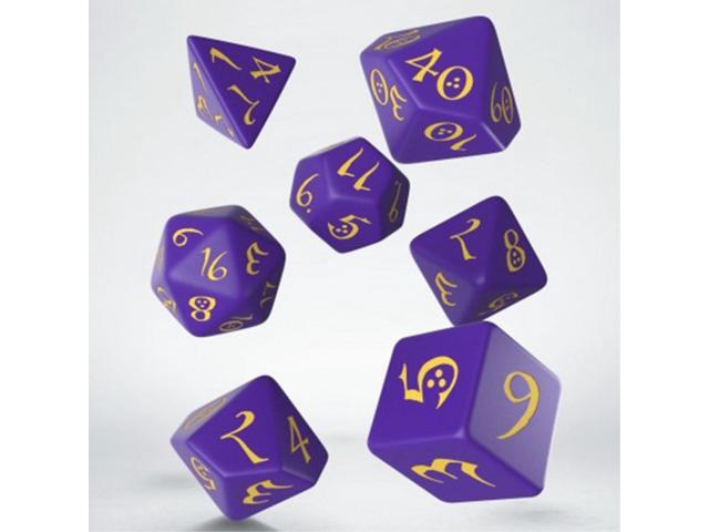 7set Classic RPG Dice Set PUye