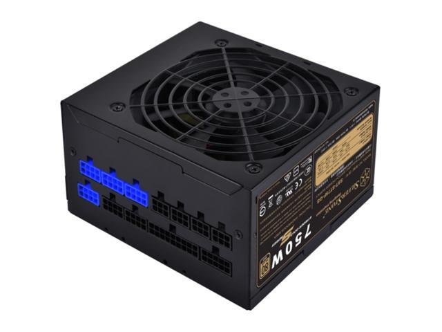 Silverstone 750W, ATX, single +12V rails with 62A output, Silent 120mmFan with 18dBA, efficiency 80Plus Gold certification, fully modular cable,...