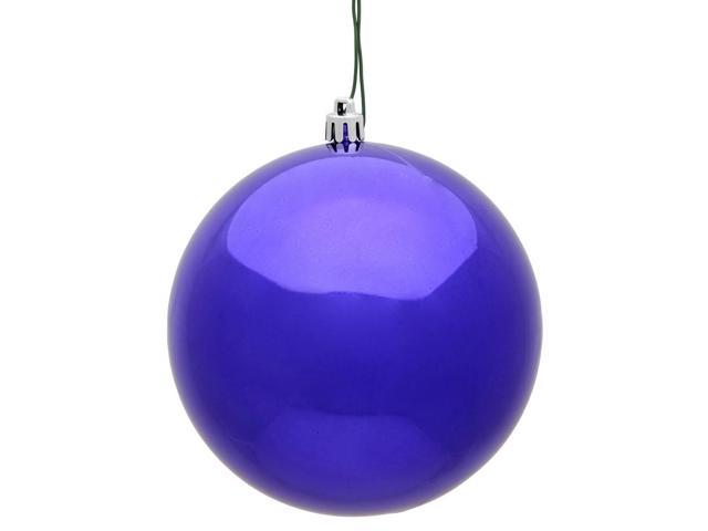 Photos - Other Jewellery Vickerman 8' Purple Shiny Ball UV Drilled Cap - N592066DSV N592066DSV 