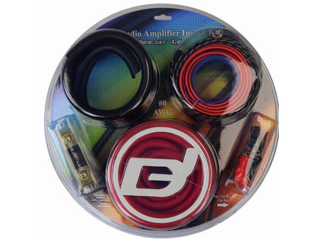 Auto Amplifier Installation Kit with #0-AWG CCA Main Power Cables, RCA Cables, Fuse Holder And More