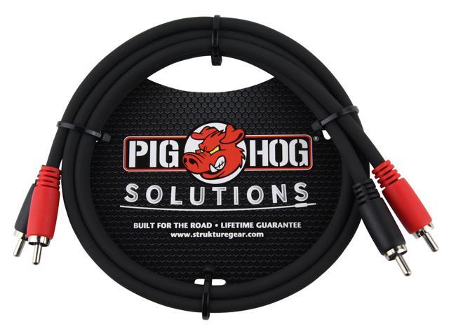 Pig Hog 3' RCA Male to RCA Male Dual Cable #PD-RCA03