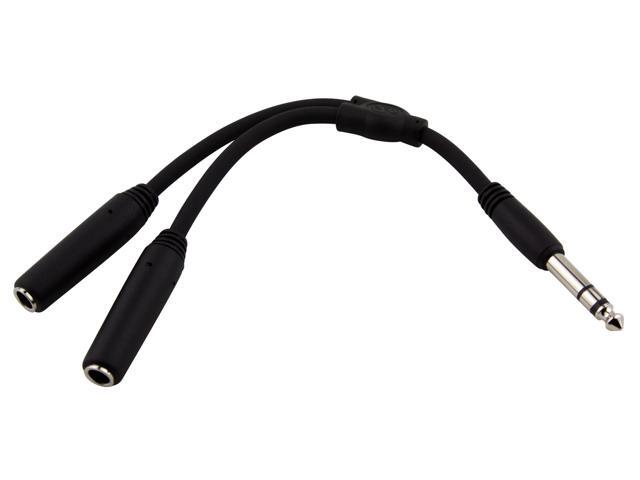 Pig Hog 3' 1/4' TRS Male to Dual 1/4' Mono Male Insert Cable #PYIC03
