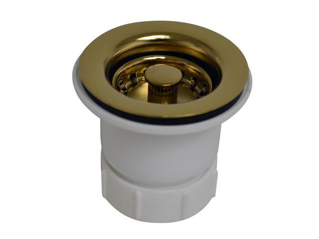 Whitehaus Collection 2 inch basket strainer-Polished Brass-WC2BASK-B