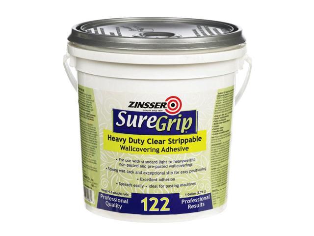 RUST-OLEUM 02881 Wallcovering Adhesive, SureGrip(R) 122 Series, Tan, 1 gal,