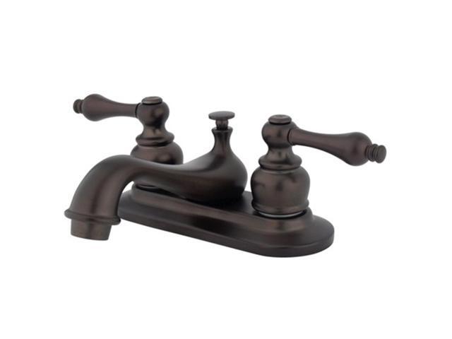 Kingston Brass KB605ALB 4 in. Centerset Bathroom Faucet, Oil Rubbed Bronze