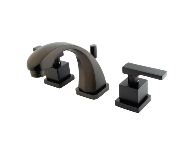Kingston Brass KS4945QLL Executive Widespread Bathroom Faucet, Oil Rubbed Bronze