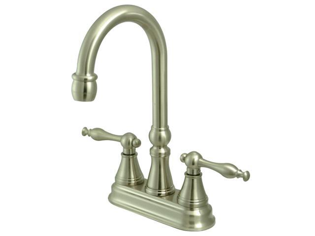 Kingston Brass KS2498NL Bar Faucet, Brushed Nickel