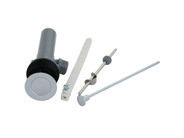 Kingston Brass KBP1001 Plastic Pop-Up Drain with Overflow, Polished Chrome