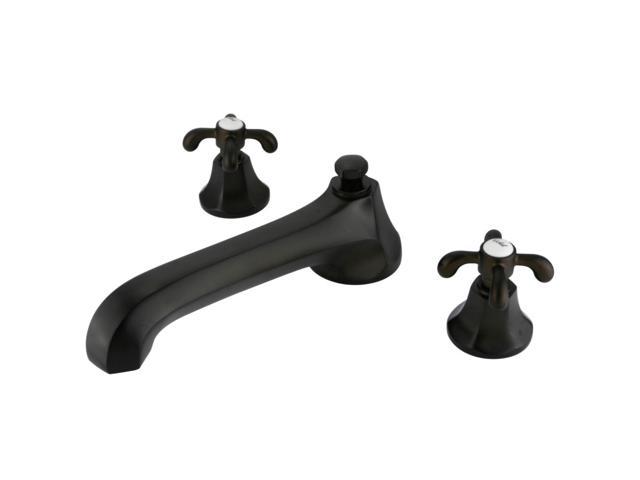 Photos - Tap Kingston Brass KS4305TX Roman Tub Filler, Oil Rubbed Bronze 