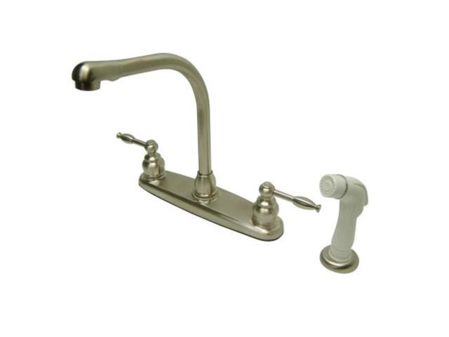 Kingston Brass KB2758KL Kitchen, Faucet, Satin Nickel