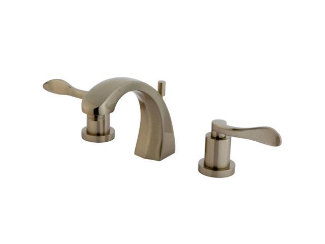 Photos - Tap Kingston Brass KS4988DFL 8 in. Widespread Bathroom Faucet, Brushed Nickel 