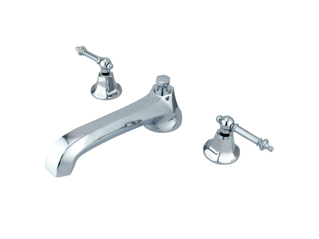 Kingston Brass KS4301TL Roman Tub Filler, Polished Chrome