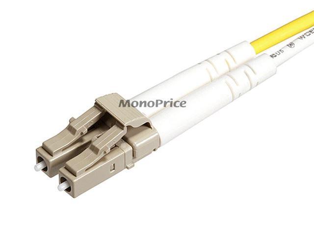 Monoprice Fiber Optic Cable - 2 Meter - Orange LC to ST OM1, 62.5/125 Type, Multi Mode, Duplex