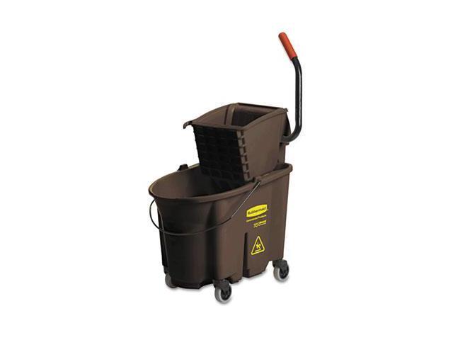 Rubbermaid Commercial 758088BN Wavebrake 35-Quart Bucket/Wringer Combinations, Brown