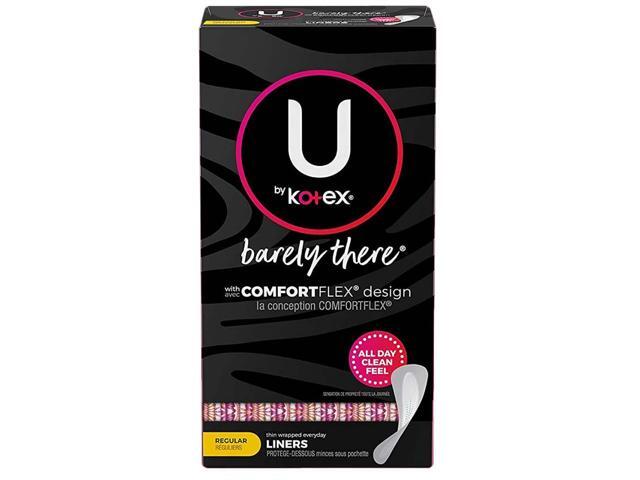 U by Kotex Barely There Wrapped Everyday Liners - 50 ct