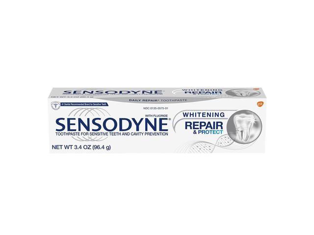 Sensodyne Repair and Protect Whitening Toothpaste for Sensitive Teeth, 3.4 Ounce Tube
