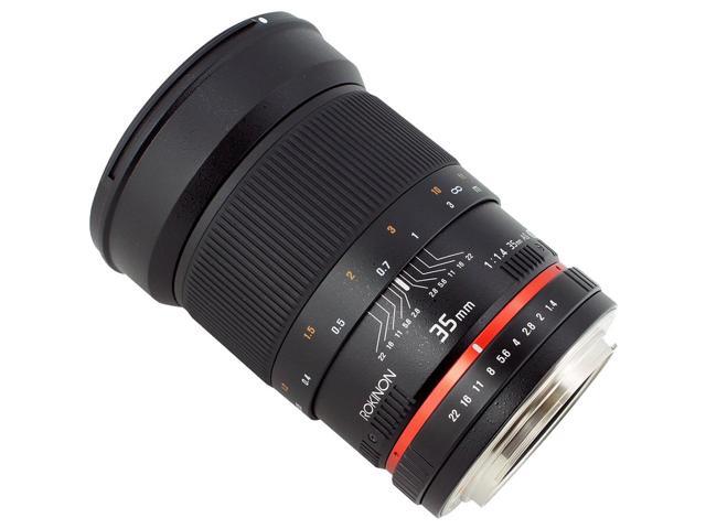 Rokinon 35mm f/1.4 Aspherical Wide Angle Lens (for Sony Alpha E-Mount Cameras)