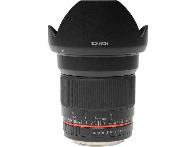 Rokinon 16mm F/2.0 ED AS UMC CS Lens for Nikon F Mount Cameras #16MAF-N