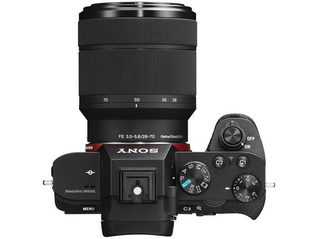Sony - Alpha a7 II Full-Frame Mirrorless Video Camera with 28-70mm Lens - Black - image 3
