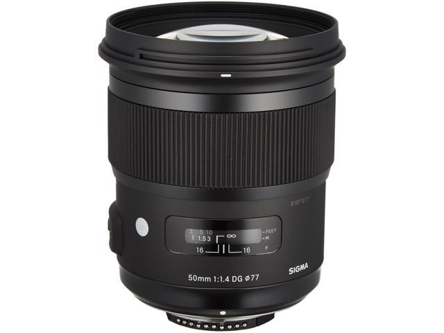 Sigma 50mm f/1.4 DG HSM ART Lens for Nikon DSLR Cameras - USA Warranty #311306