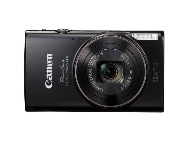 Canon - PowerShot ELPH 360 20.2-Megapixel Digital Camera - Black - image 7