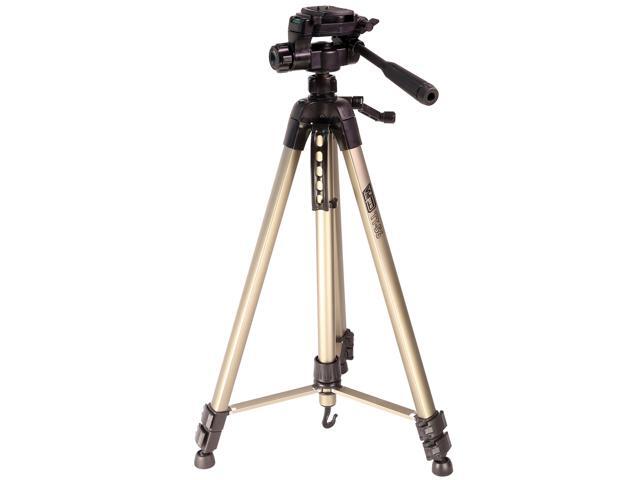 Vidpro TT-56 56' Heavy-Duty Aluminum Tripods with 3-Way Pan & Tilt Head & Case