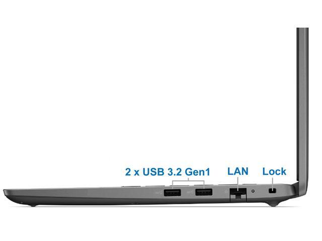 Dell Latitude 3440 Laptop 14' FHD, Intel Core i3-1315U, 16GB RAM, 512GB NVMe SSD, Webcam, AX Wi-Fi, Bluetooth, Backlit Keyboard, HDMI, USB C-...