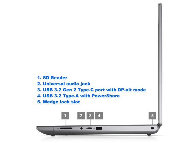 Dell Precision 7680 Mobile Workstation 16' FHD+ Laptop, Intel Core i7-13850HX, 64GB RAM, 1TB NVMe SSD, NVIDIA RTX 1000 6GB, HDMI, USB-C, Wi-Fi, BT...