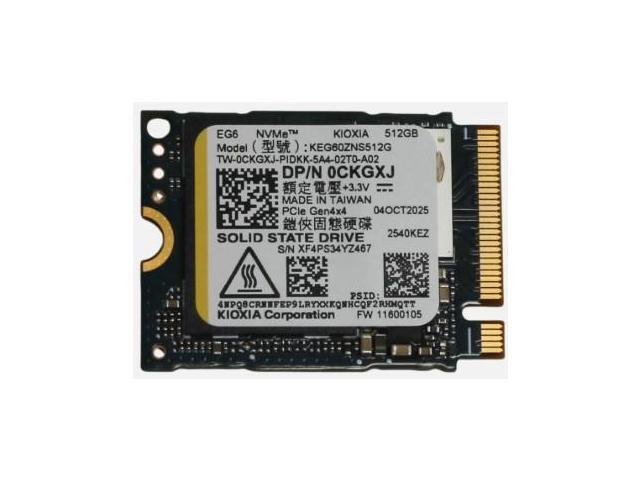 Toshiba 512GB NVMe PCIe Gen4x4 M.2 2230 SSD High-Performance Internal Solid State Drive KEG60ZNS512G OEM