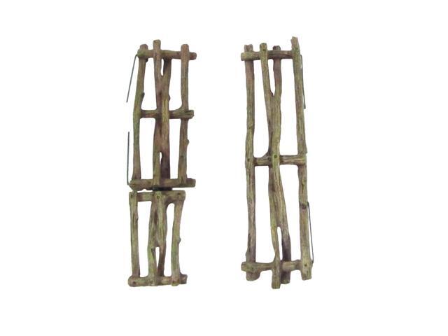 Treasure Gurus Miniature Wooden Fence Mini iFairy Gnome Garden Dollhouse Landscape Decor Accessory