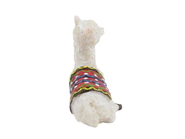 Treasure Gurus Miniature Llama Fairy Garden Figurine Accessory Alpaca Dollhouse Decor Landscape Ornament