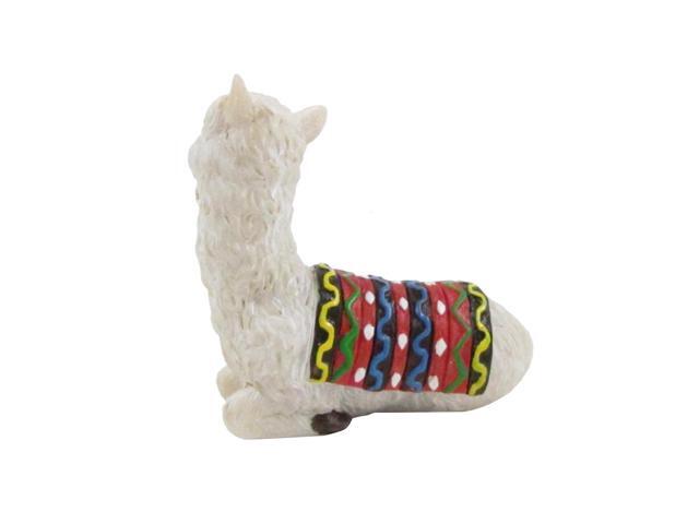 Treasure Gurus Miniature Llama Fairy Garden Figurine Accessory Alpaca Dollhouse Decor Landscape Ornament