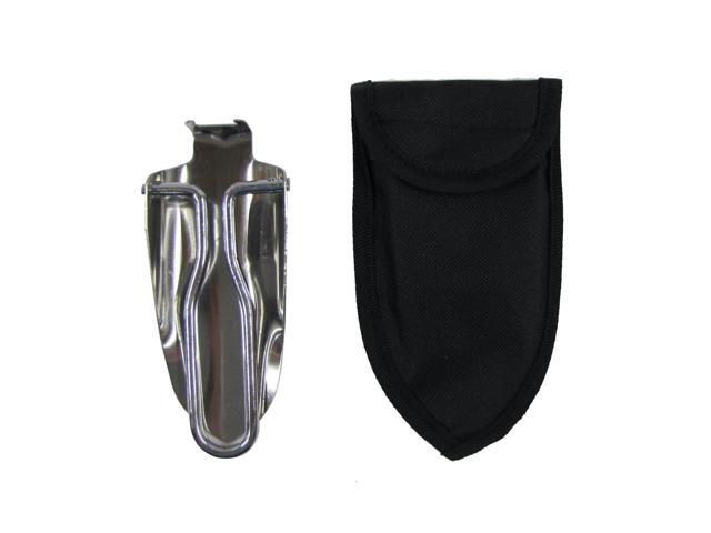 Treasure Gurus Small Metal Folding Garden Trowel Pouch Outdoor Camp Gardening Shovel Survival Hand Tool